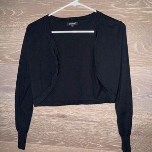 Small Cropped Black Sweater